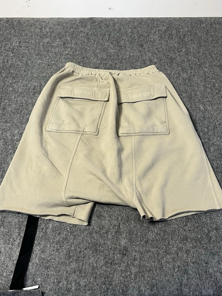 Rick Owens Drkshdw Shorts Men Medium Pods Dust Drop Crotch Baggy Verified Y2k - Image 3 of 4