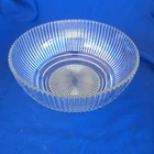 Vintage Anchor Hocking:  QUEEN MARY "VERTICAL RIB" CLEAR BOWL 1936-1949