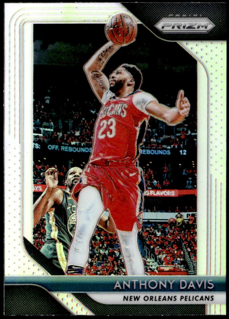 2018-19 Panini Prizm #177 Anthony Davis Prizms Silver E1