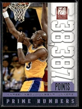 2012-13 Panini Elite Kareem Abdul-Jabbar Prime Numbers HSC