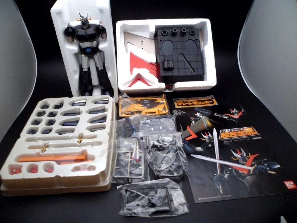 Bandai Great Mazinger GX-02 Figure Soul of Chogokin 1998 Anime Vintage Japan - Immagine 2 di 4