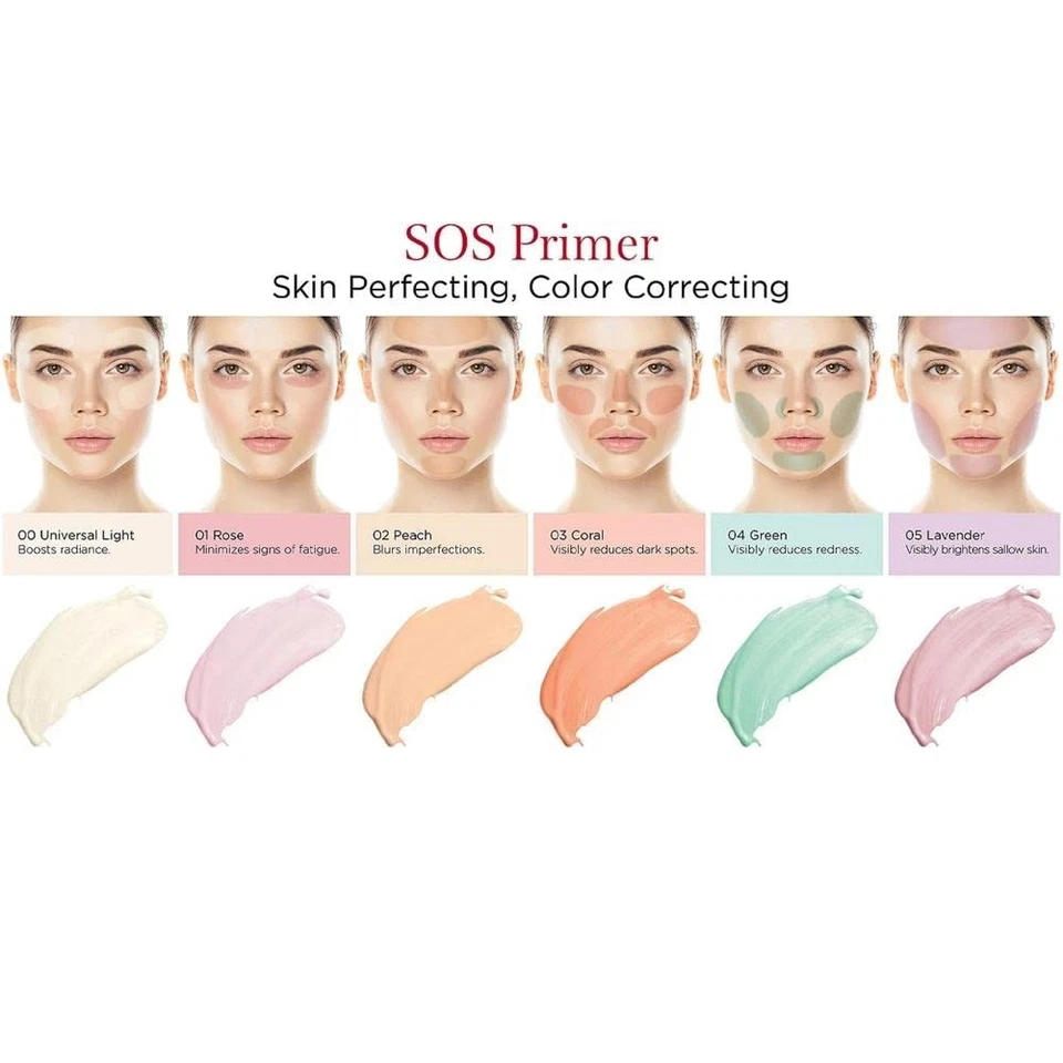NEW Clarins SOS Primer Boosts Radiance Preps & Hydrates 1 OZ Choose Color - Image 2 of 2