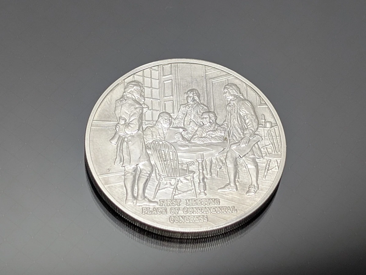 Franklin Mint Sterling Silver Medals In Numismatic Medals for sale