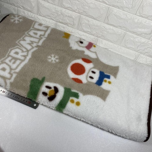 Nintendo Super Mario Winter Collection Cushion & Blanket 2024 character goods - Picture 11 of 12
