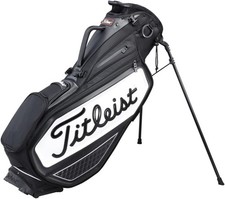 New Titleist Premium Stand Bag Black White 9in 4way Divider TB20SXSF