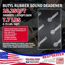 MODIGT 80 mil 10 sqft Car Sound Deadening Mat, Butyl Automotive Sound Deadener