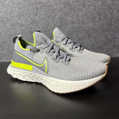 Nike React Infinity Run FK Grau Gr Eu 40 Uk 6 Us 7 Herren Laufschuhe Sport
