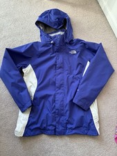 The North Face Girls' Purple Rain Jacket Size Large 14-16 Removable Hood