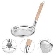 Sartén de aluminio: mini sartén de fondo plano calentador de mantequilla salsa pequeña