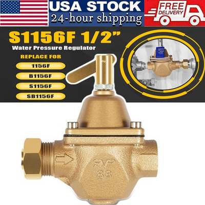 #ad Replace for Watts 1156F Brass Tubular S1156F Boil Water Pressure Regulator 1 2quot; $84.85