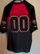 Vintage Tampa Bay Buccaneers Puma Jersey #00 Red Black Mens XL