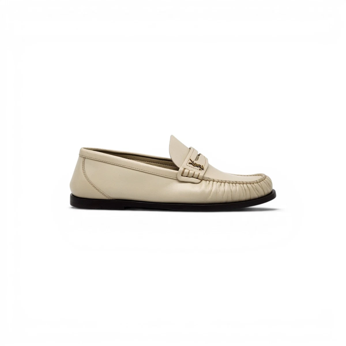 Saint Laurent Loafer Leather Upper Flats for Women for sale | eBay