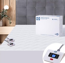 Sealy Podgrzewana podkładka na materac Queen Size 60x80 cali | Luksusowa pikowana wodoodporna...