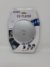 NEW Retro Jensen CD Compact Disc Player- Sealed in Package- CD-36- Silver - New