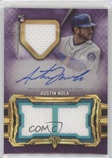 2020 Topps Triple Threads Amethyst 44/75 Austin Nola #RFPAR-AN Auto 0b5