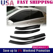 For 2004-2008 Acura TSX Sedan Window Visor Vent Shade Sun Rain Guards Deflector