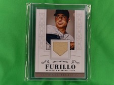 2014 Panini National Treasures Carl Furillo Jersey GU Brooklyn 9/99