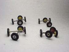 MODEL MOTORING VIBRATOR 4 SETS OF GRAY HUBS  AXES & NEW TIRES.