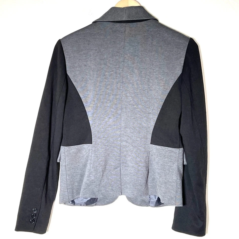 Laundry Shelli Segal Gris Negro Negocios Informal Blazer Traje Chaqueta Talla 10 B162 Foto 4 de 4