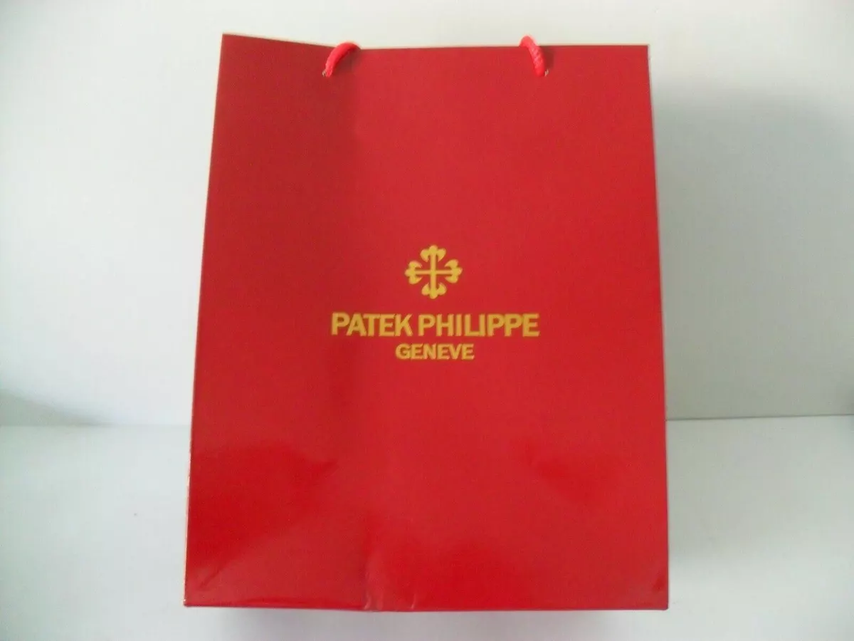 PATEK PHILIPPE Gift Bag Retail Bag Brand New Excellent Condition