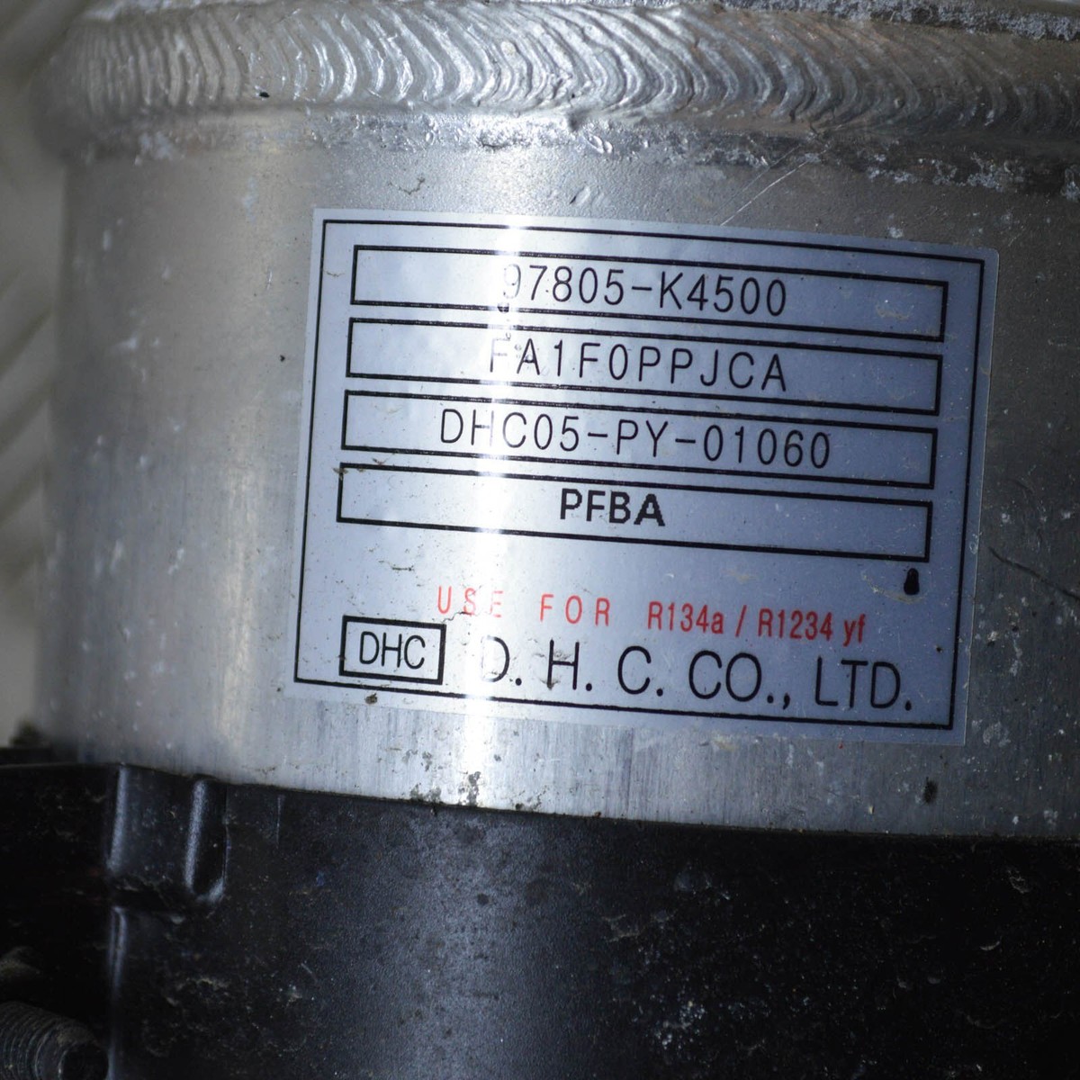 KIA NIRO E-NIRO DE Air Conditioner Tank 97805-K4500