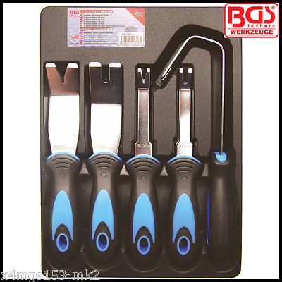 Trim Chisel BGS - Special Trim Clip, Chisel, Removal Set - 5 Pcs - 1328 | eBay UK