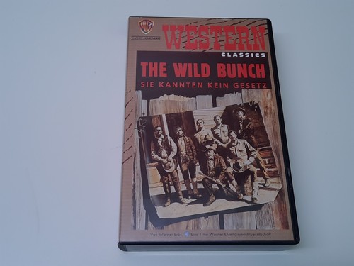 The Wild Bunch 1969 VHS German PAL Video W. Holden Ernest Borgnine Sam Peckinpah - 第 1/5 張圖片