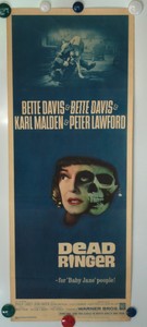 Bette-Davis-DEAD-RINGER-FINE-Rolled-Insert-1964-Horror-ORIGINAL