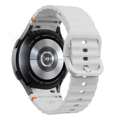 For Samsung Galaxy Watch 7/6/5/4/FE 40/44/47mm Sport Silicone Watch Band Strap - Picture 33 of 90