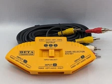 3-Way RCA Audio Video Selector Switcher Switch Box A/V Multi input/output (X2)