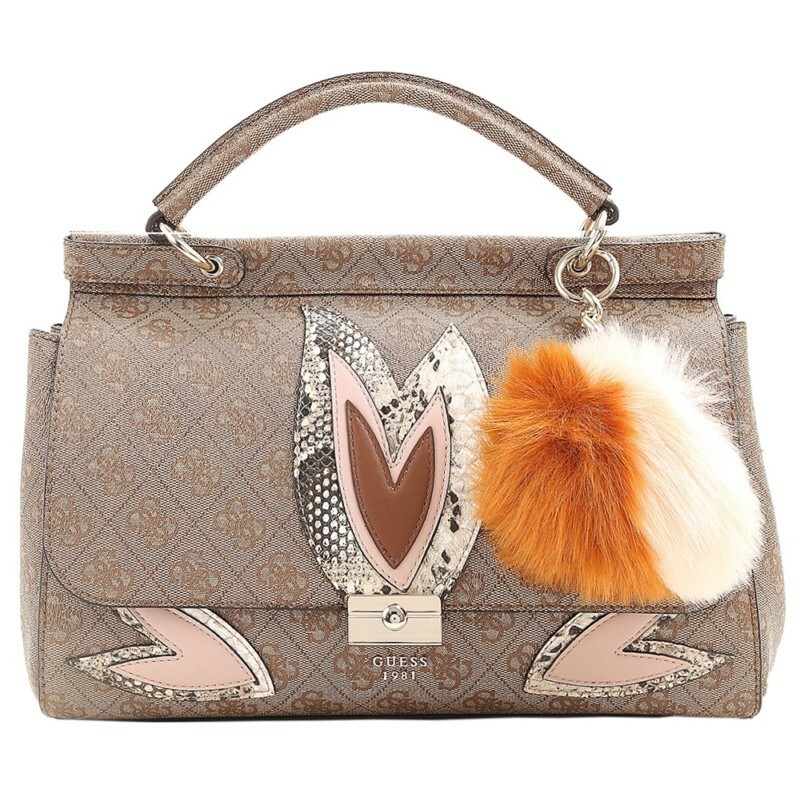 Guess Women's JADEN / TOP HANDLE FLAP Brown SG678519 | eBay