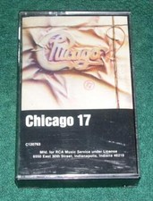 CHICAGO - Chicago 17 Cassette, 1984 Very Good 