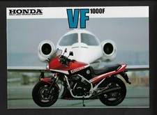 HONDA VF1000F MOTORCYCLE 8 PAGE BROCHURE 