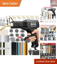 Multi-Purpose 220W Hot Stapler and Welding Rod Kit for Versatile Plastic Repairs