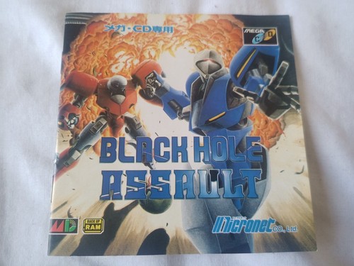 Black Hole Assault Sega Mega CD Laufwerk Japan Region gesperrt US-Verkäufer - Bild 8 von 10
