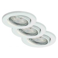 Briloner Led Einbauleuchten Weiß 3Er-Set 3Xgu10/5W Einbauspot Deckenspot