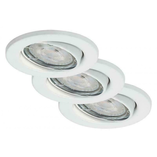 Briloner Led Einbauleuchten Weiß 3Er-Set 3Xgu10/5W Einbauspot Deckenspot-image