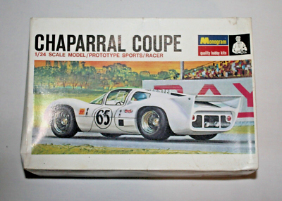 Chaparral Coupe 1/24 プロトタイプスポーツカー Monogram 1:24 Chaparral Coupe Prototype Sports/Racer Model Kit