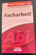 Pocket Teacher Abi * Facharbeit * Kompaktwissen Oberstufe * 9783411810017