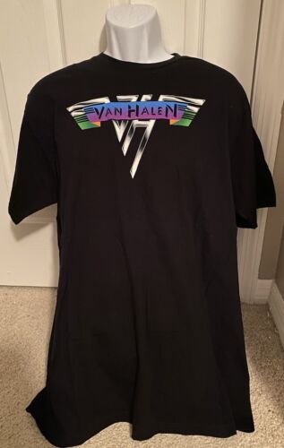 Van Halen World Tour 2007 Black T Shirt Size 2XL - 第 1/7 張圖片