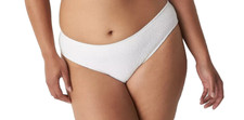 Cacique New With Tags White Crinkle Dipped Tanga Swim Bottom Size 18W