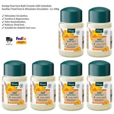 Kneipp Foot Care Bath Salts Soothes Tired Feet  Stimulates Circulation 6x500g