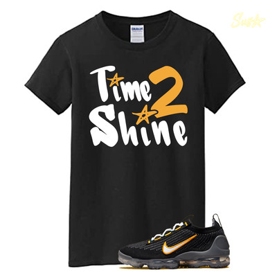 black and university gold nike shirt