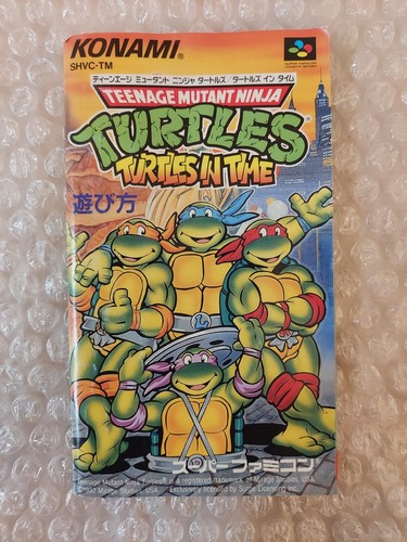 Teengae Mutant Ninja Turtles Turtles In Time - Super Famicom JP Import - UK Stock - Bild 9 von 24