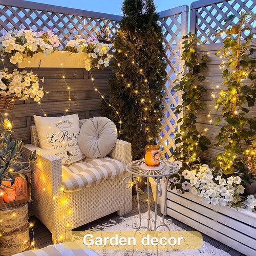 200/100 LED Solar Power String Fairy Lights Garden Outdoor Party Christmas Lamp - Picture 37 of 49