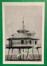 Found 4X6 PHOTO of the Old Mobile Bay Middle LIGHTHOUSE in Alabama