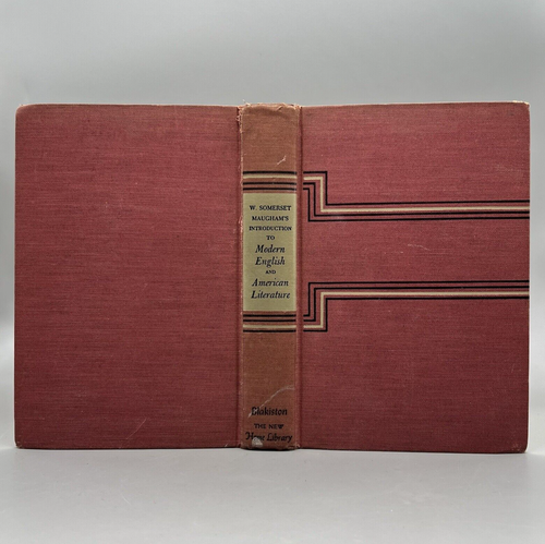 LOT MCM VTG RED HC DECOR BOOKS Maugham LIT Rocket Riders WEBSTER DICTIONARY 1933 - Picture 4 of 15