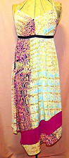 Simply Vera-Vera Wang Asymmetrical Multi-Color Dress Size L