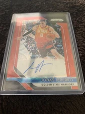 JONAS JEREBKO 2018-19 Prizm Choice Red Scope Auto Autograph S-JJB UTAH JAZZ SSP