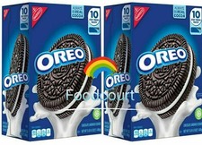 2 Packs Nabisco Oreo Chocolate Sandwich Cookies 52.5 oz Each Pack